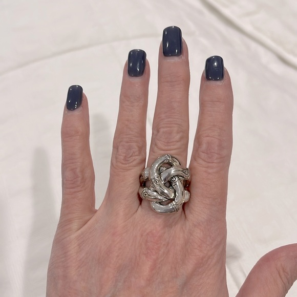 John Hardy Love Knot Bamboo Ring - Sz. 7 - NEW WITHOUT TAGS. **Price Firm** - Picture 2 of 7
